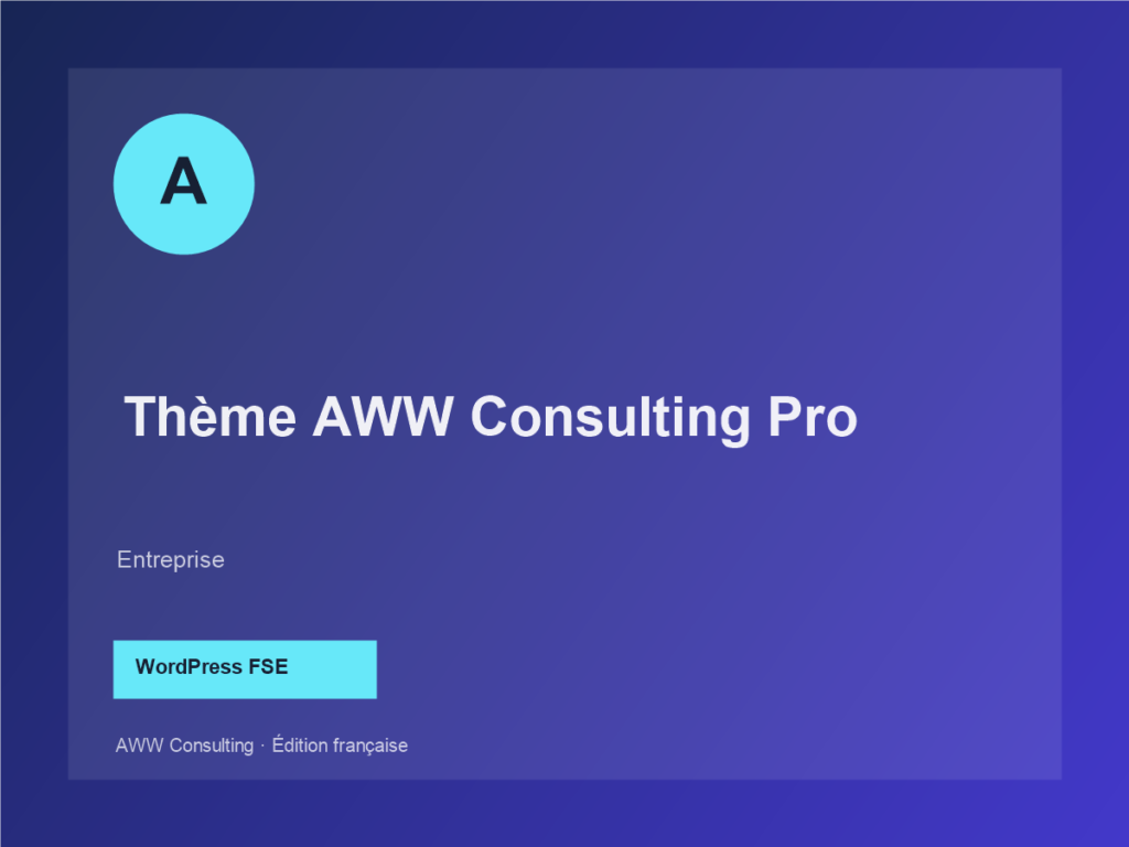 Thème AWW Consulting Pro