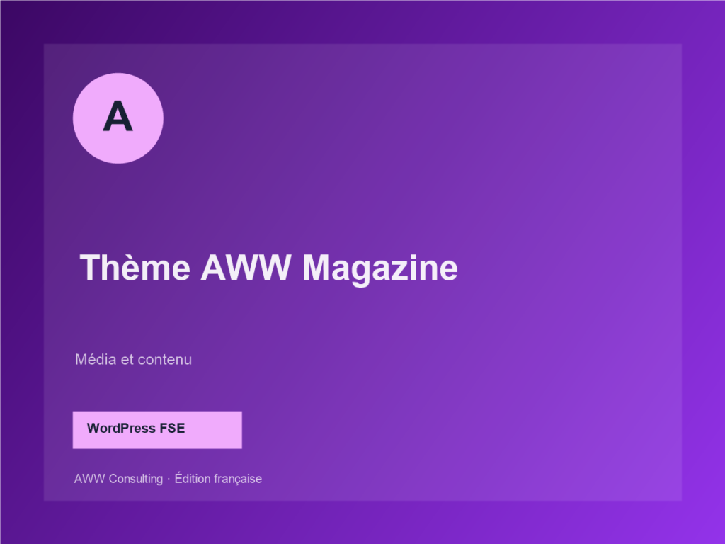 Thème AWW Magazine