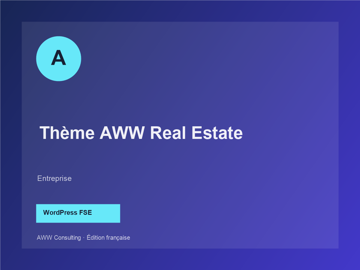 Thème AWW Real Estate