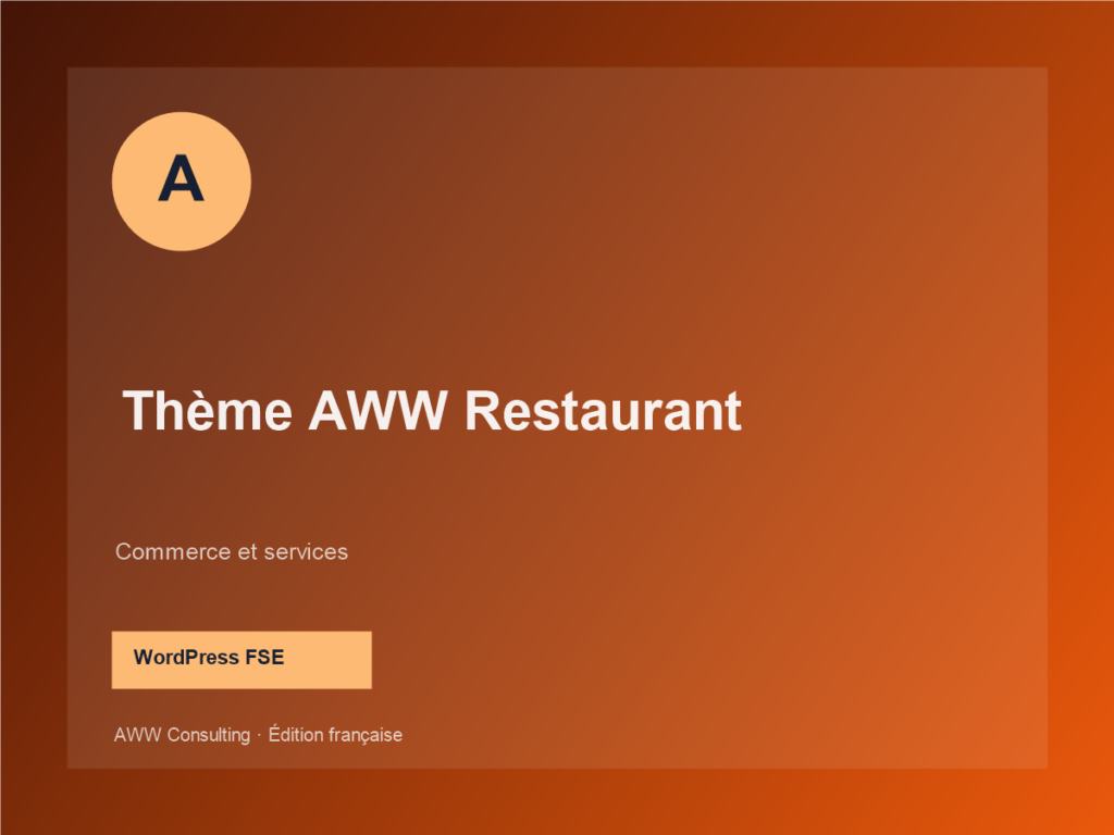 Thème AWW Restaurant