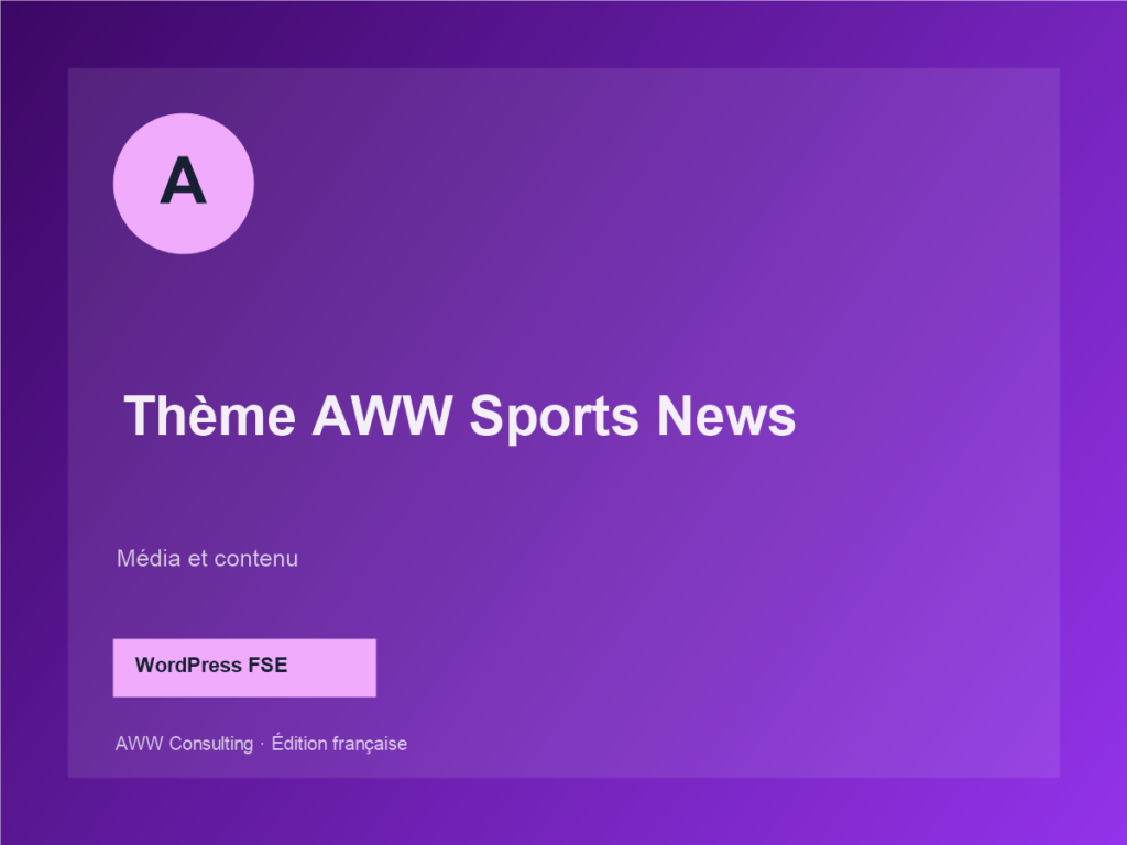 Thème AWW Sports News